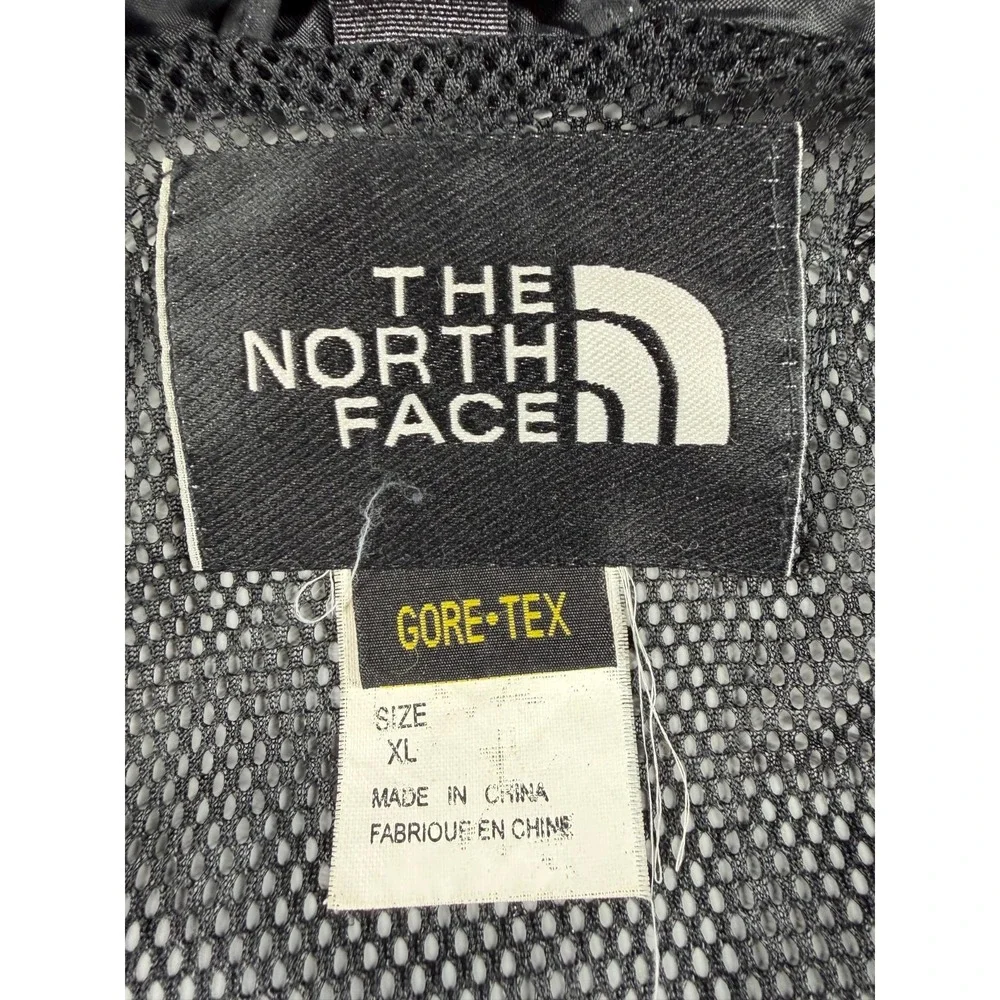 Vtg The North Face Gore-Tex Mountain Jacket Mens XL Black Hooded Shell
